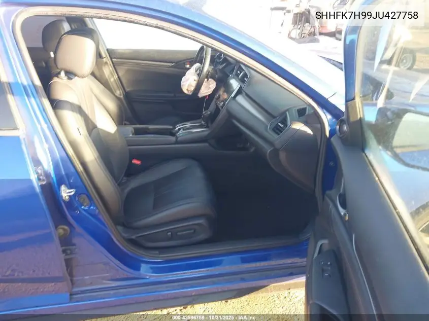 SHHFK7H99JU427758 2018 Honda Civic Sport Touring