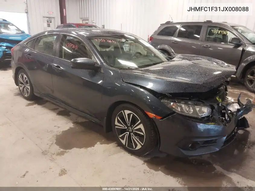JHMFC1F31JX008088 2018 Honda Civic Ex-T