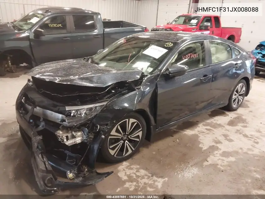 JHMFC1F31JX008088 2018 Honda Civic Ex-T