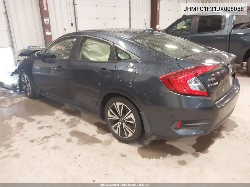 JHMFC1F31JX008088 2018 Honda Civic Ex-T