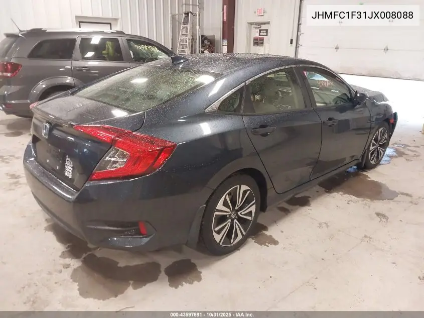 JHMFC1F31JX008088 2018 Honda Civic Ex-T