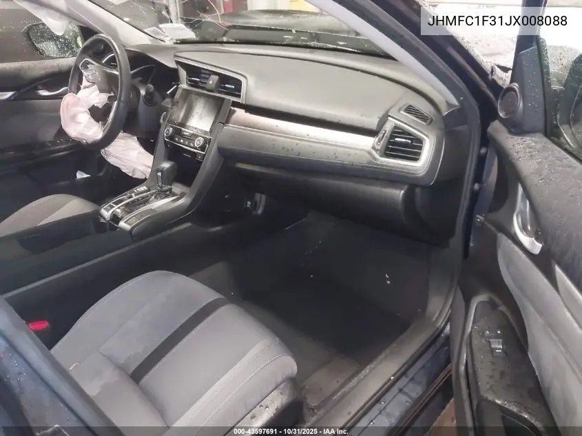 JHMFC1F31JX008088 2018 Honda Civic Ex-T