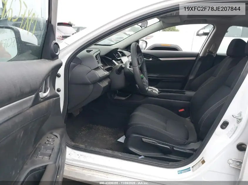 19XFC2F78JE207844 2018 Honda Civic Ex