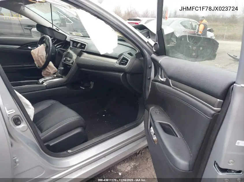 JHMFC1F78JX023724 2018 Honda Civic Ex-L
