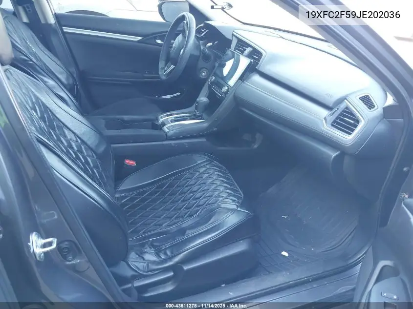 19XFC2F59JE202036 2018 Honda Civic Lx