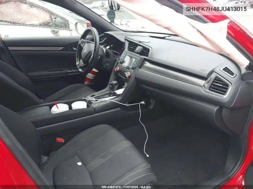 SHHFK7H48JU413015 2018 Honda Civic Sport