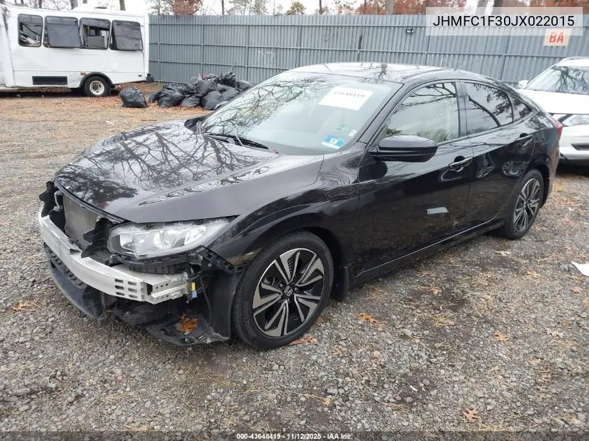 JHMFC1F30JX022015 2018 Honda Civic Ex-T