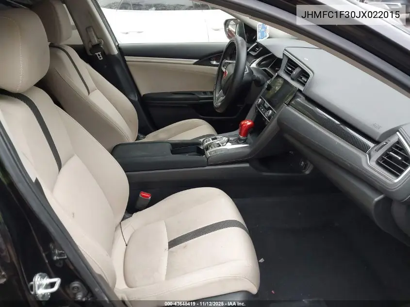 JHMFC1F30JX022015 2018 Honda Civic Ex-T