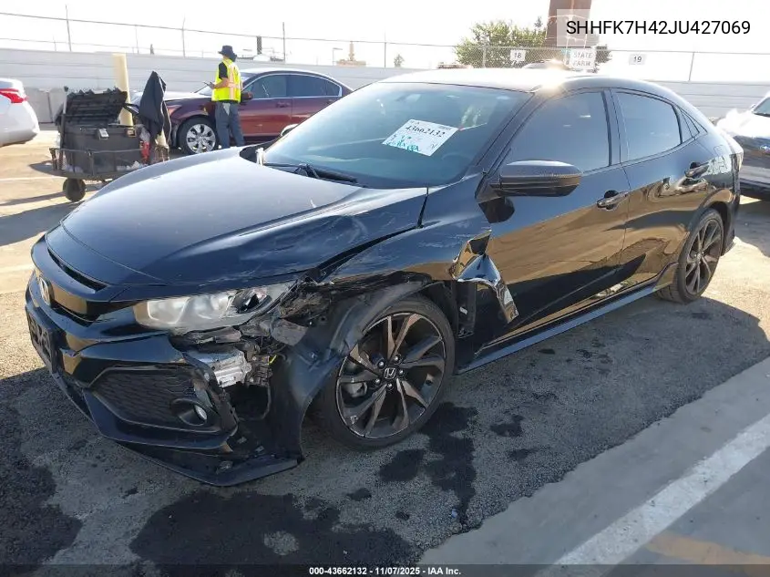 SHHFK7H42JU427069 2018 Honda Civic Sport