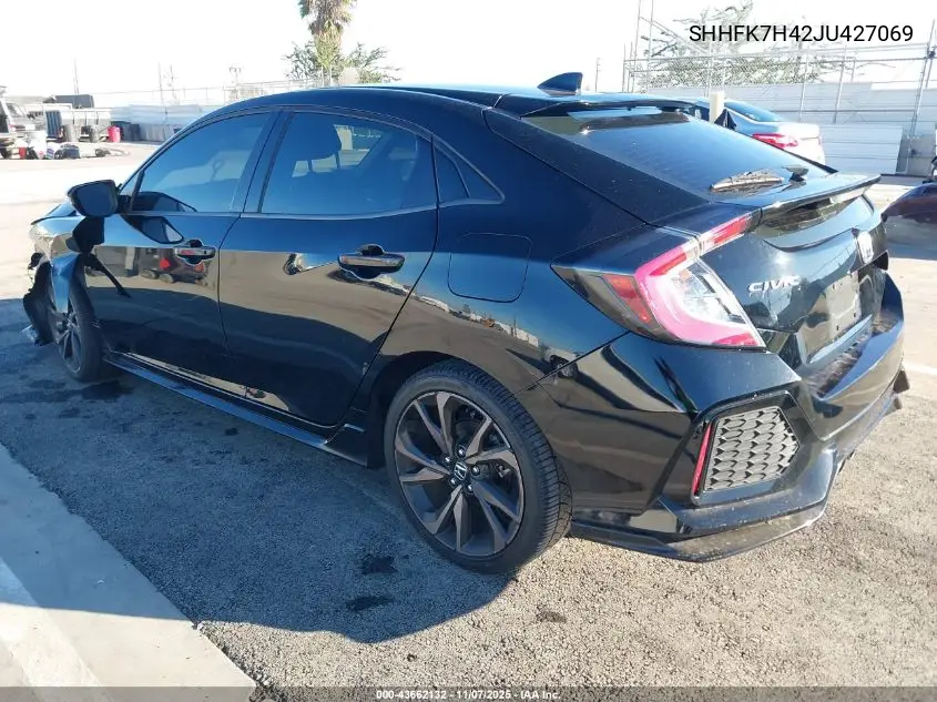 SHHFK7H42JU427069 2018 Honda Civic Sport