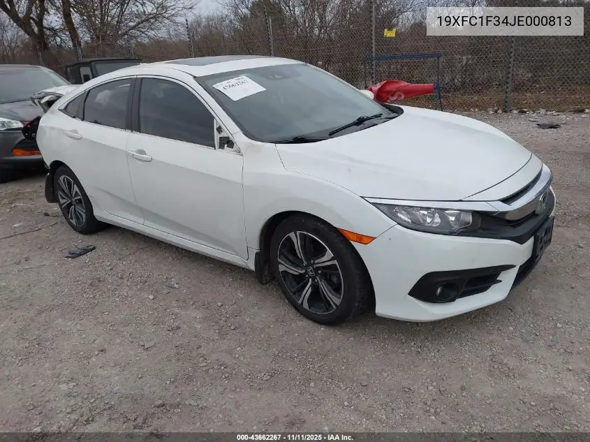 19XFC1F34JE000813 2018 Honda Civic Ex-T