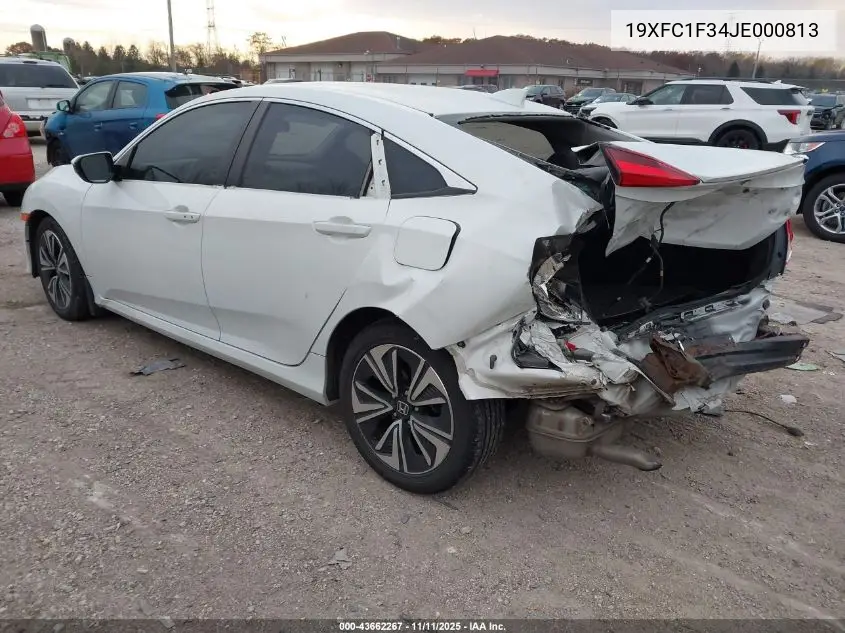 19XFC1F34JE000813 2018 Honda Civic Ex-T