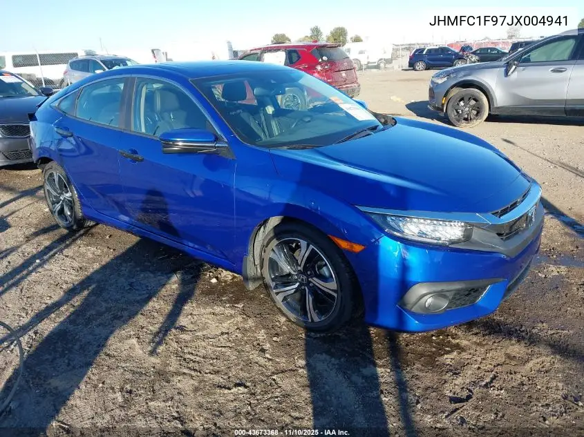 JHMFC1F97JX004941 2018 Honda Civic Touring