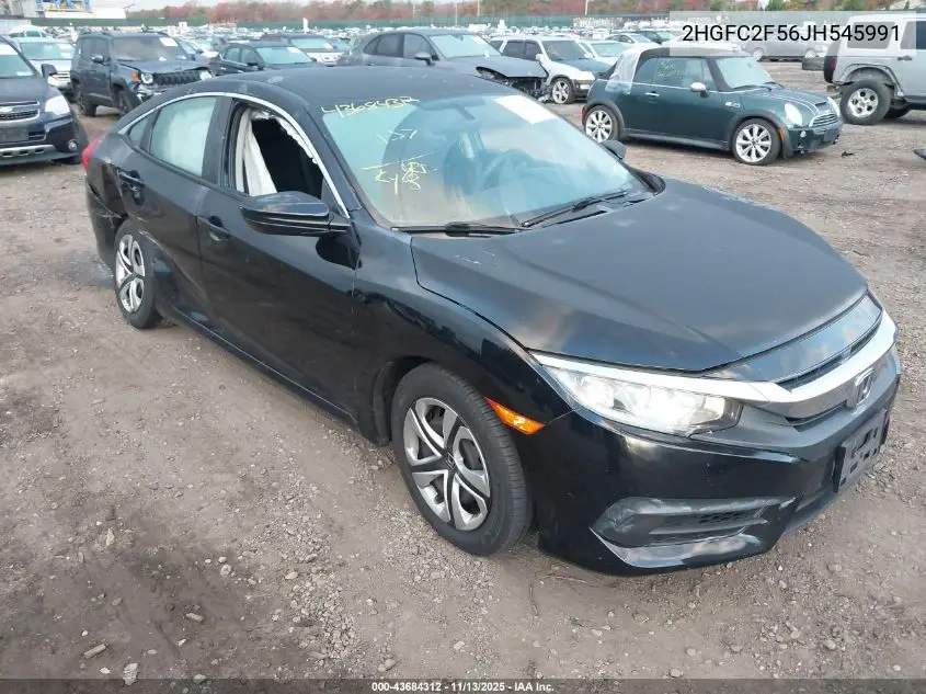 2HGFC2F56JH545991 2018 Honda Civic Lx