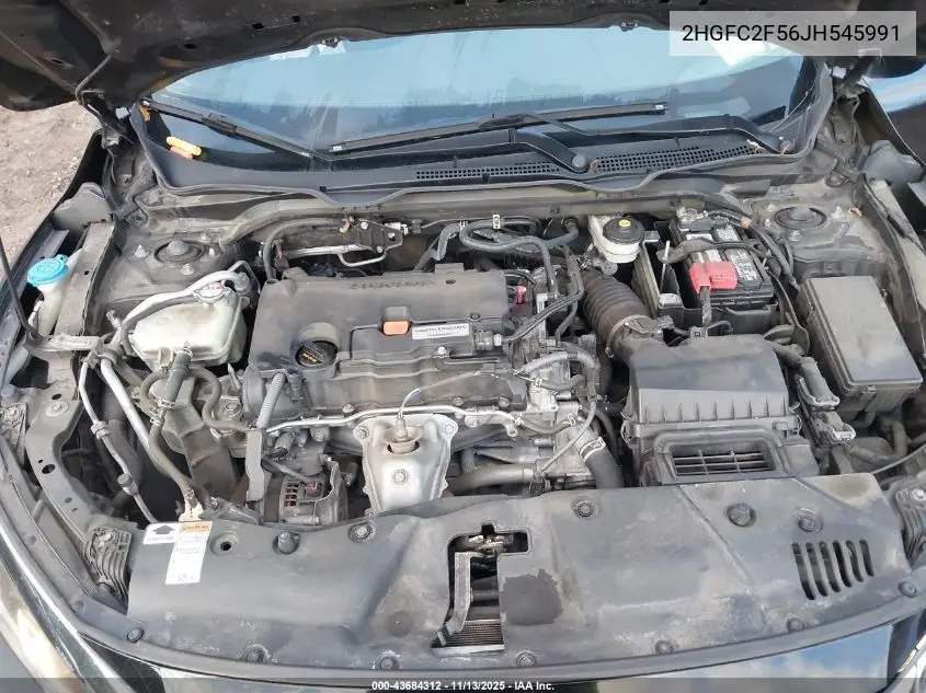 2HGFC2F56JH545991 2018 Honda Civic Lx