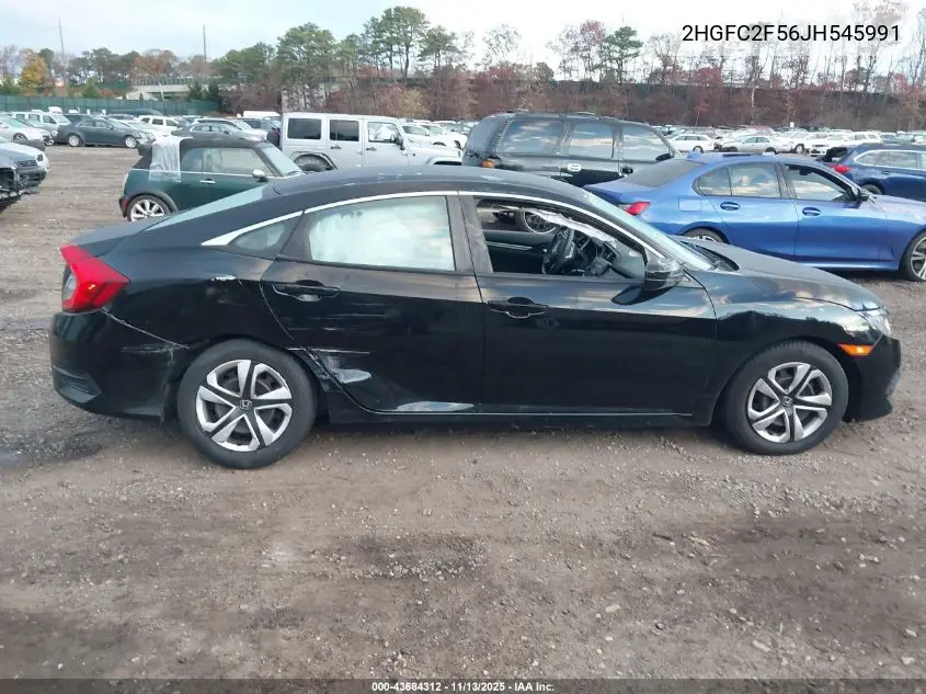 2HGFC2F56JH545991 2018 Honda Civic Lx