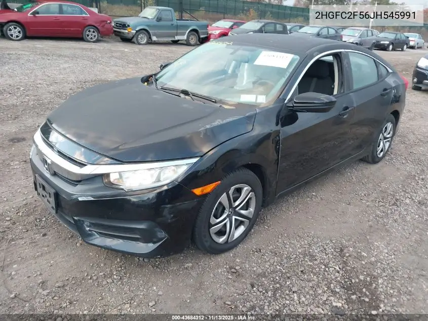 2HGFC2F56JH545991 2018 Honda Civic Lx