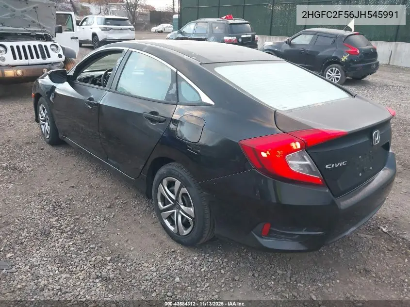 2HGFC2F56JH545991 2018 Honda Civic Lx