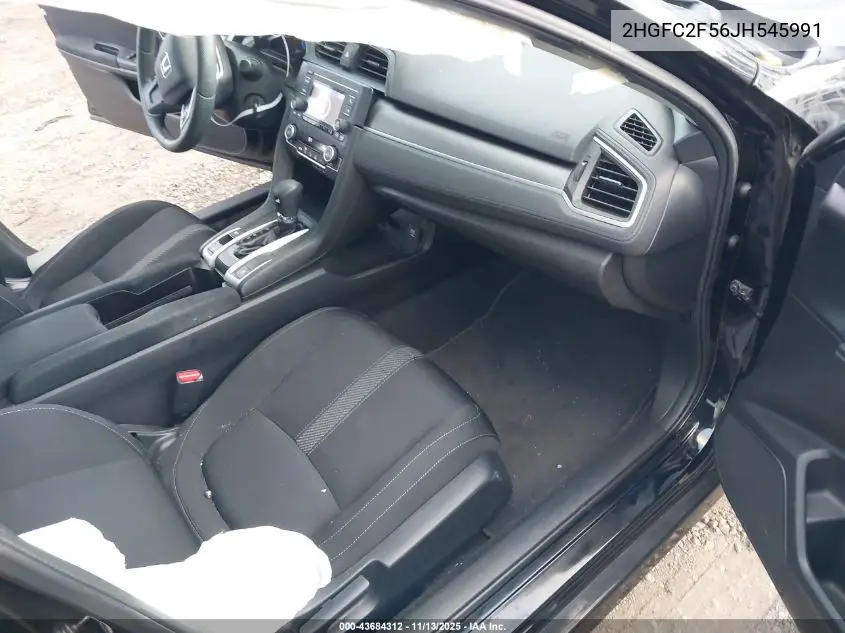 2HGFC2F56JH545991 2018 Honda Civic Lx