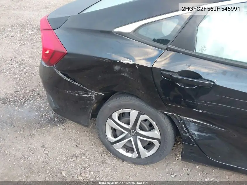2HGFC2F56JH545991 2018 Honda Civic Lx