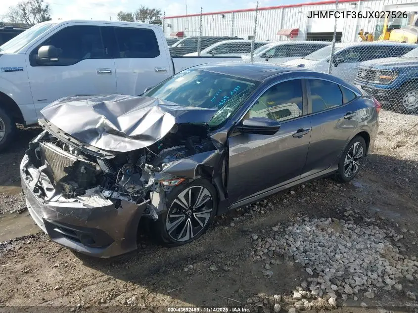JHMFC1F36JX027526 2018 Honda Civic Ex-T
