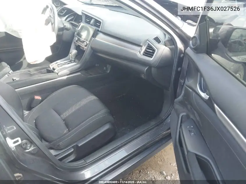 JHMFC1F36JX027526 2018 Honda Civic Ex-T