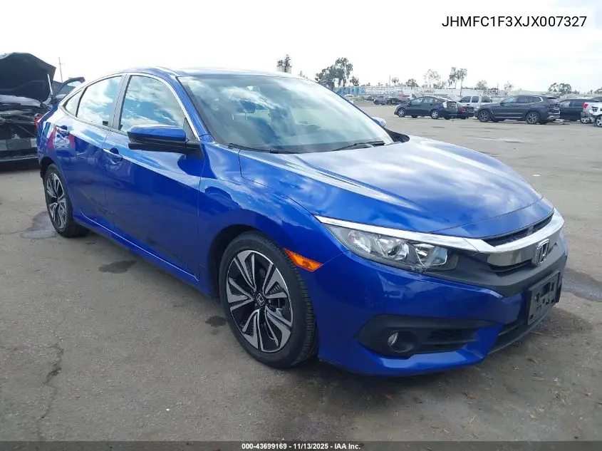 JHMFC1F3XJX007327 2018 Honda Civic Ex-T