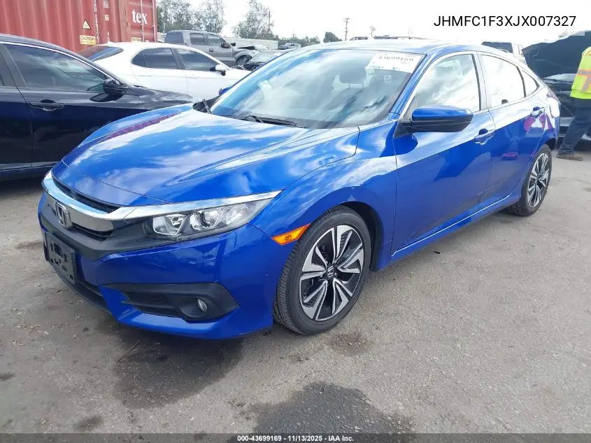 JHMFC1F3XJX007327 2018 Honda Civic Ex-T