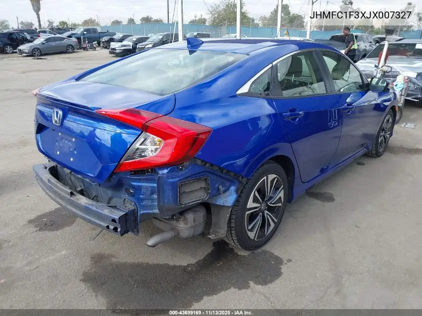 JHMFC1F3XJX007327 2018 Honda Civic Ex-T