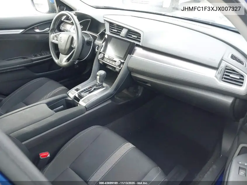 JHMFC1F3XJX007327 2018 Honda Civic Ex-T