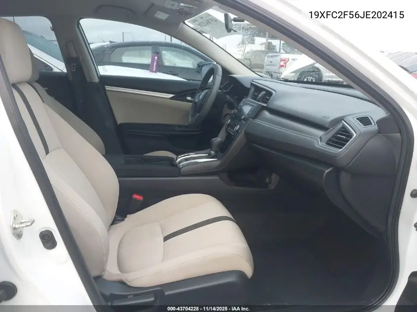 19XFC2F56JE202415 2018 Honda Civic Lx