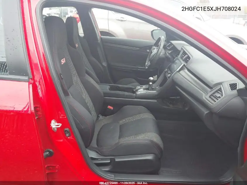 2HGFC1E5XJH708024 2018 Honda Civic Si