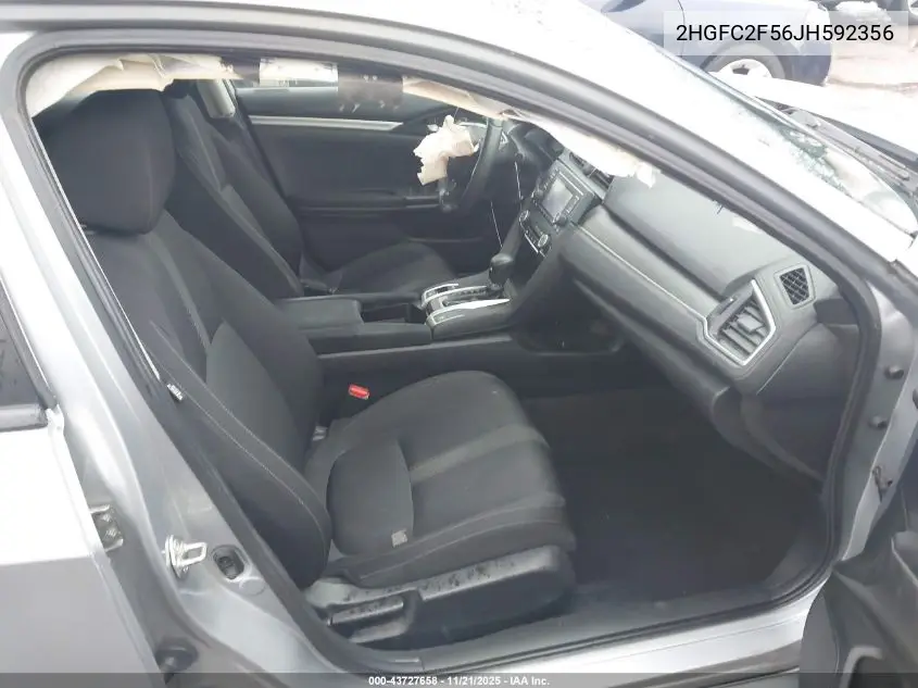 2HGFC2F56JH592356 2018 Honda Civic Lx
