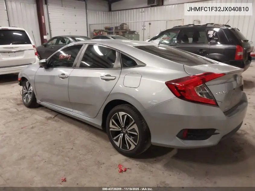 JHMFC1F32JX040810 2018 Honda Civic Ex-T
