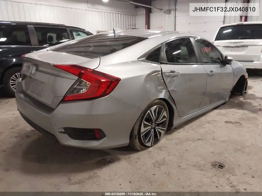 JHMFC1F32JX040810 2018 Honda Civic Ex-T