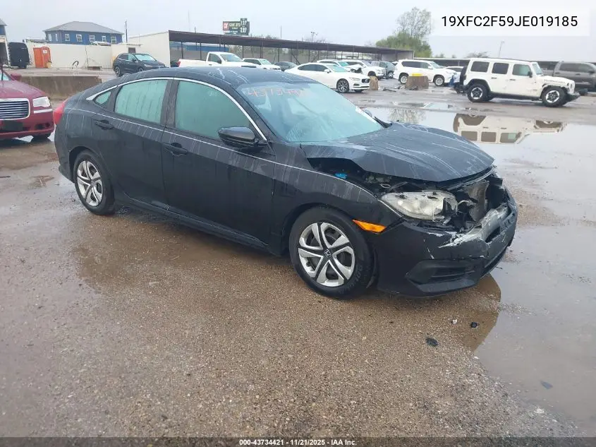 19XFC2F59JE019185 2018 Honda Civic Lx