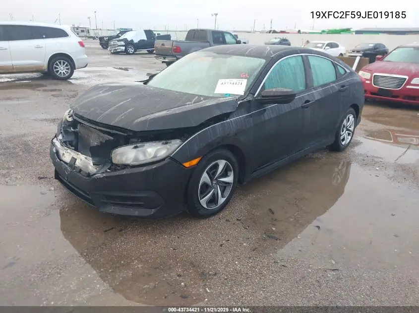 19XFC2F59JE019185 2018 Honda Civic Lx