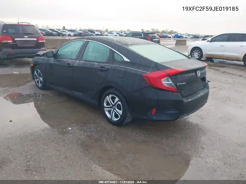 19XFC2F59JE019185 2018 Honda Civic Lx