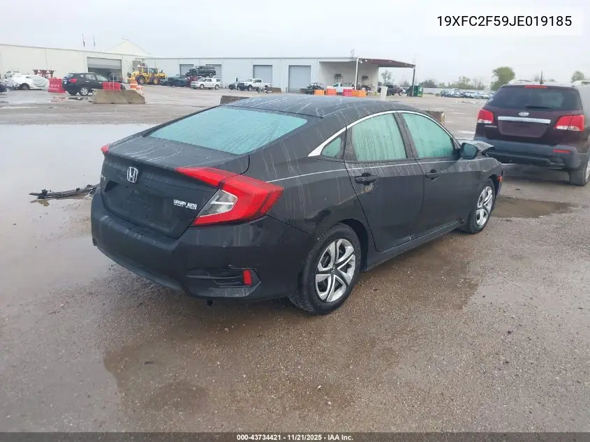19XFC2F59JE019185 2018 Honda Civic Lx