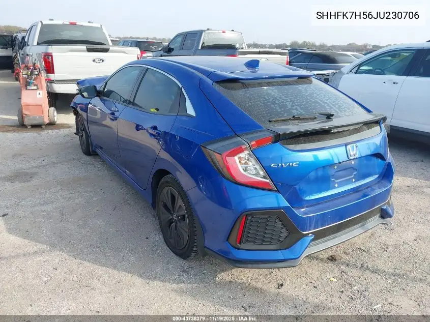 SHHFK7H56JU230706 2018 Honda Civic Ex