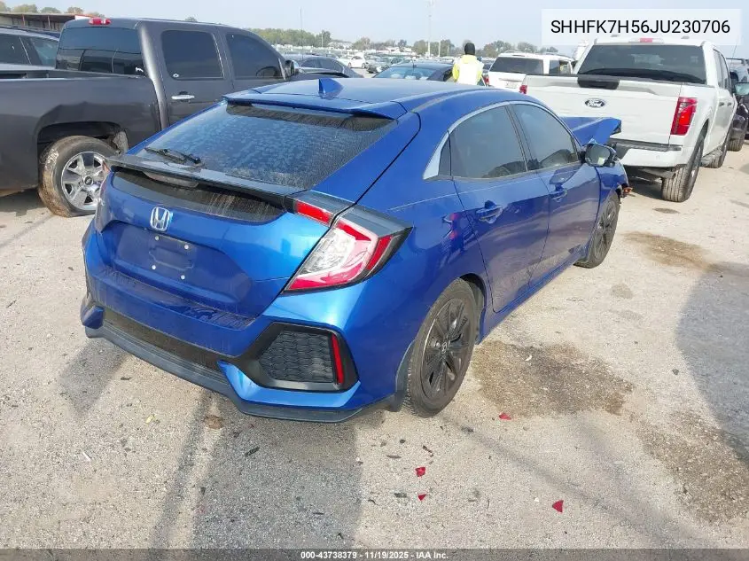 SHHFK7H56JU230706 2018 Honda Civic Ex