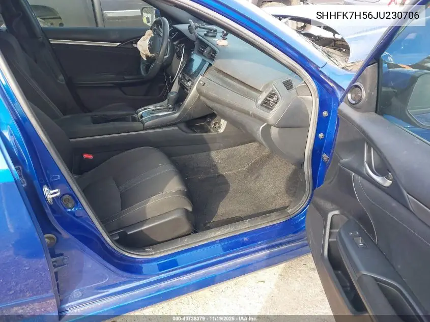 SHHFK7H56JU230706 2018 Honda Civic Ex