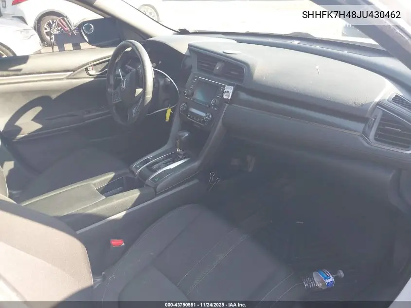 SHHFK7H48JU430462 2018 Honda Civic Sport