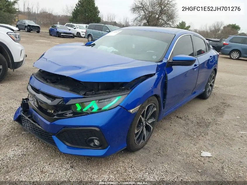 2HGFC1E52JH701276 2018 Honda Civic Si