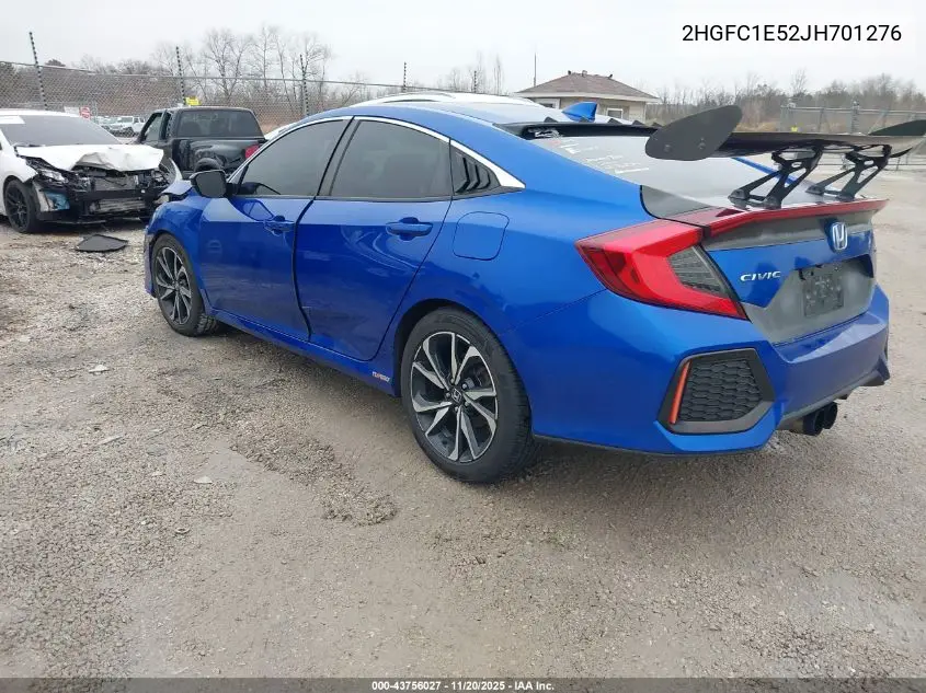 2HGFC1E52JH701276 2018 Honda Civic Si