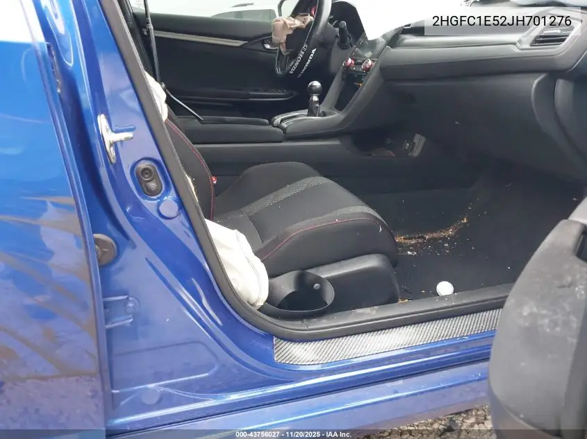 2HGFC1E52JH701276 2018 Honda Civic Si