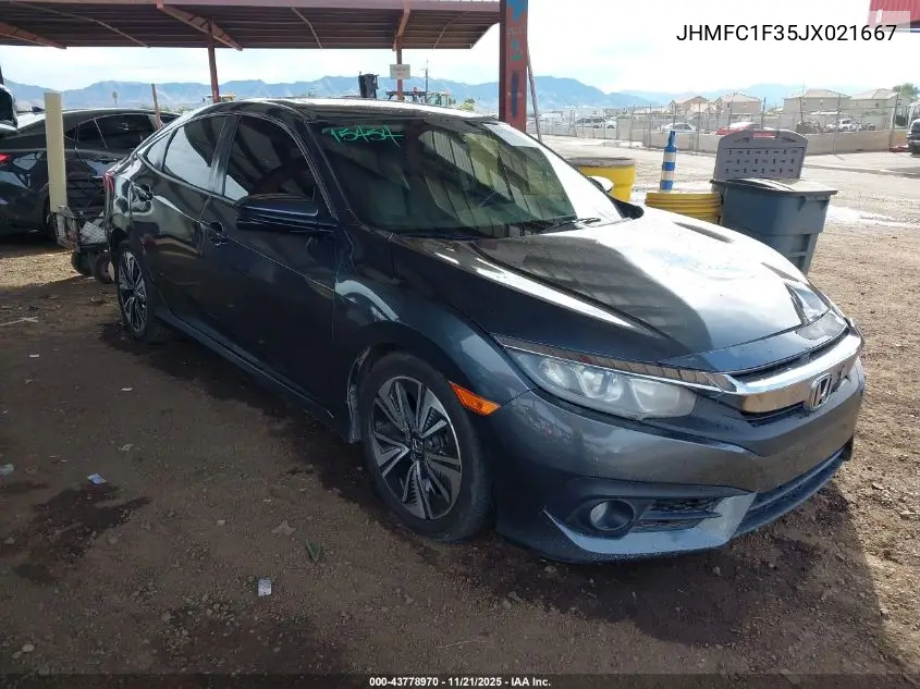 JHMFC1F35JX021667 2018 Honda Civic Ex-T