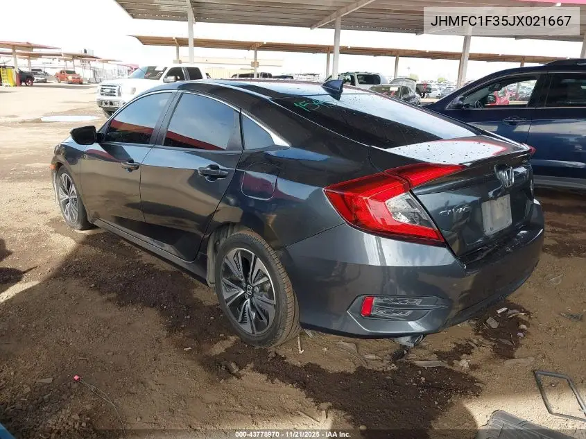 JHMFC1F35JX021667 2018 Honda Civic Ex-T