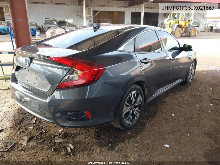 JHMFC1F35JX021667 2018 Honda Civic Ex-T