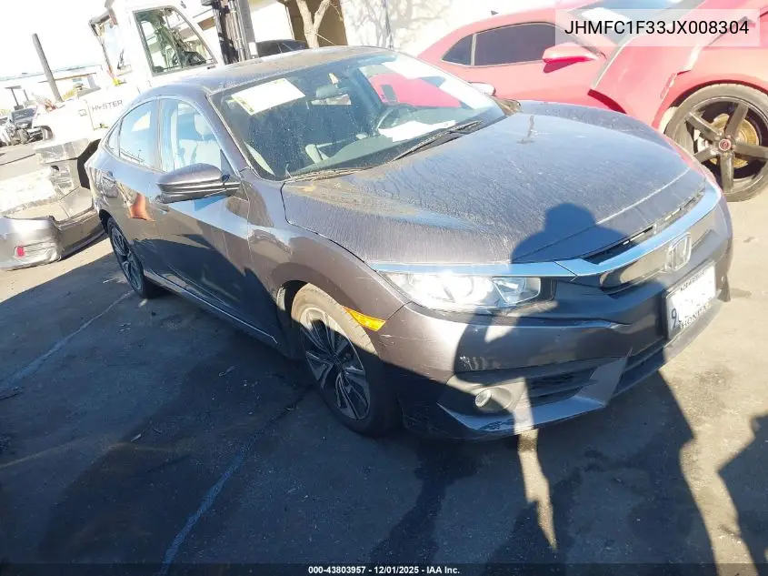 JHMFC1F33JX008304 2018 Honda Civic Ex-T